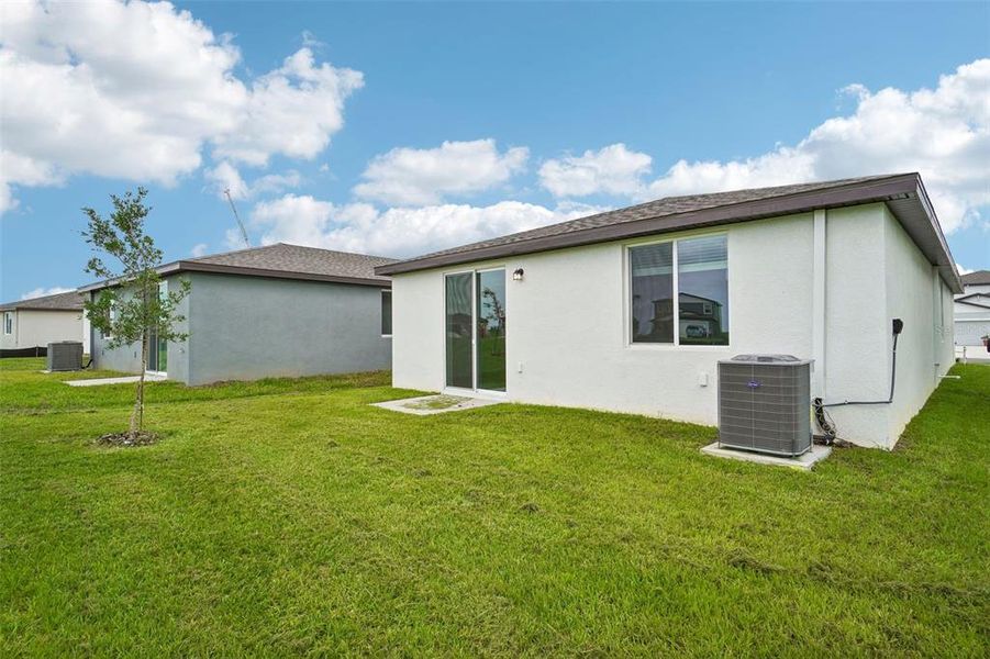 Exterior details and patio area of a home in Benton Hills - Premier Series, Brooksville (Image 3).