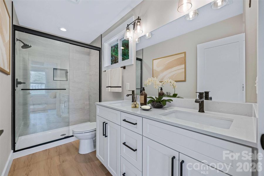 Furnished interior view inside a new home in , Canton (Image 17).