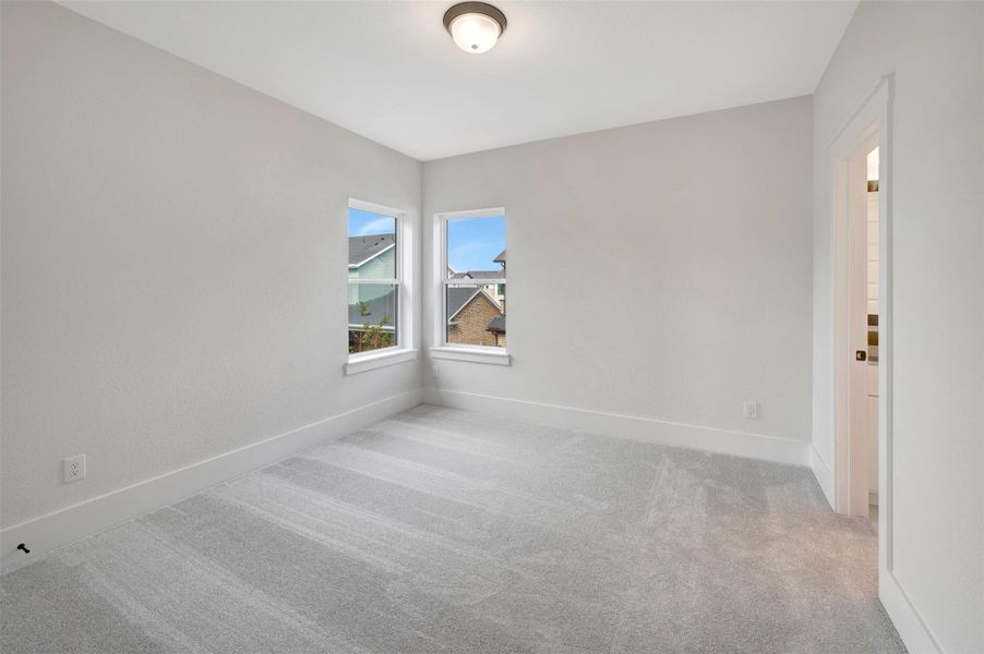 Spacious, unfurnished interior of a new home in Easthaven at Bridgeland Central - Vision Collection, Cypress (Image 22).