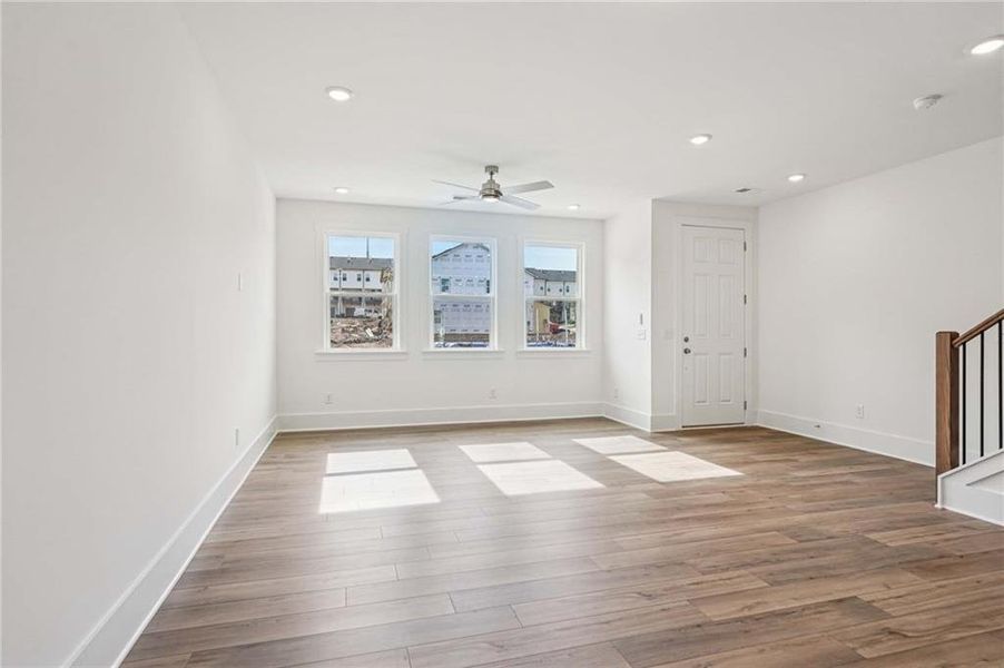 Spacious, unfurnished interior of a new home in Park Vue, Atlanta (Image 22). Spacious, unfurnished interior of a new home in Park Vue, Atlanta (Image 22).