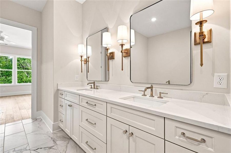 Furnished interior view inside a new home in , Canton (Image 17).