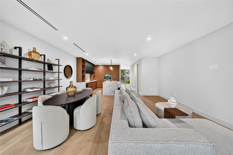 Furnished interior view inside a new home in , Miami (Image 7).