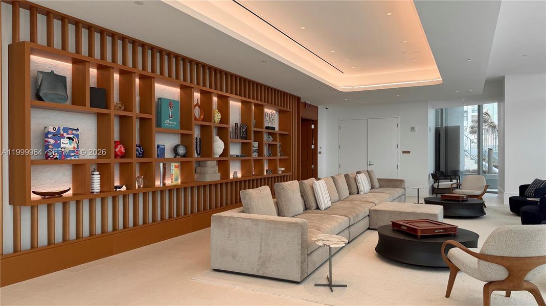 Furnished interior view inside a new home in , Miami (Image 11).