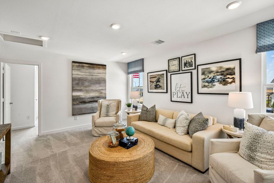 Representative furnished interior of a home built from the Juliet by Taylor Morrison in Mason Woods, Cypress (Image 37). Representative furnished interior of a home built from the Juliet by Taylor Morrison in Mason Woods, Cypress (Image 37).