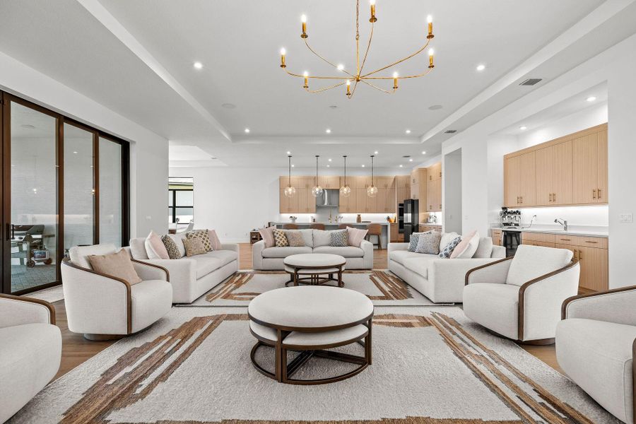 Furnished interior view inside a new home in , Port St. Lucie (Image 51).