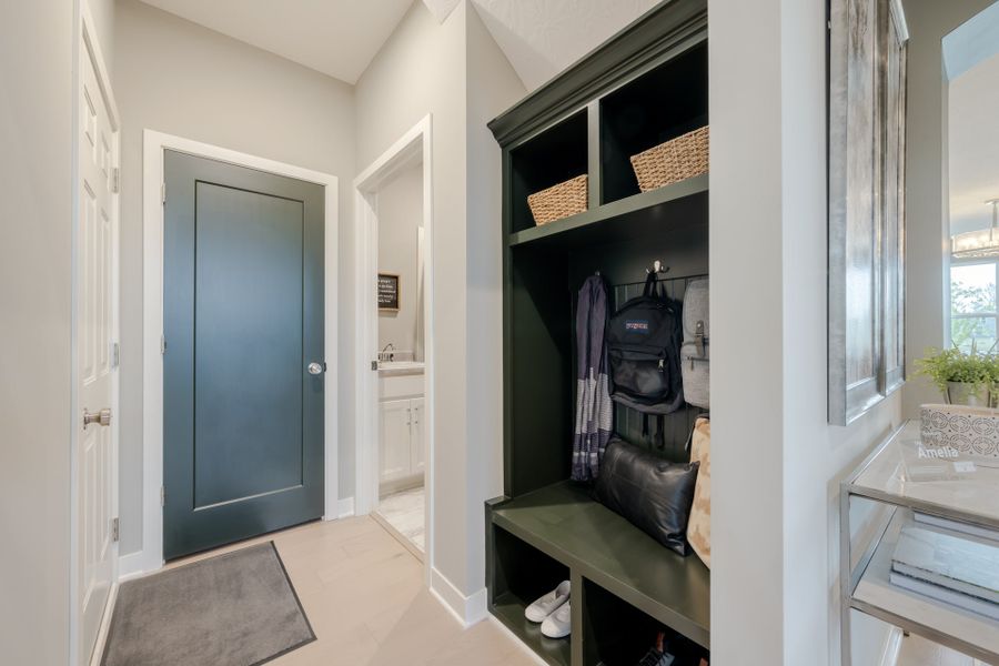 Representative furnished interior of a home built from the Amelia by Fischer Homes in Easton Park, Dallas (Image 46).
