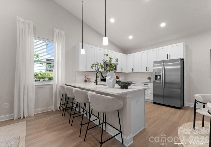 Furnished interior view inside a new home in , Charlotte (Image 5).