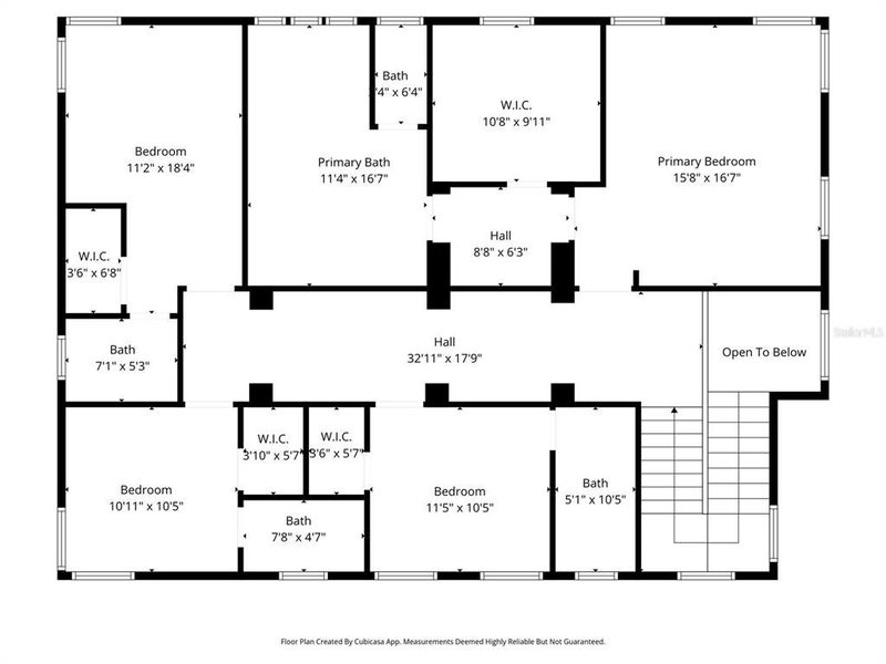 2D floor plan layout of this home in , St. Petersburg, FL (Image 7).