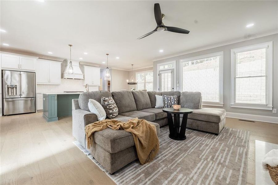 Furnished interior view inside a new home in , Powder Springs (Image 15).