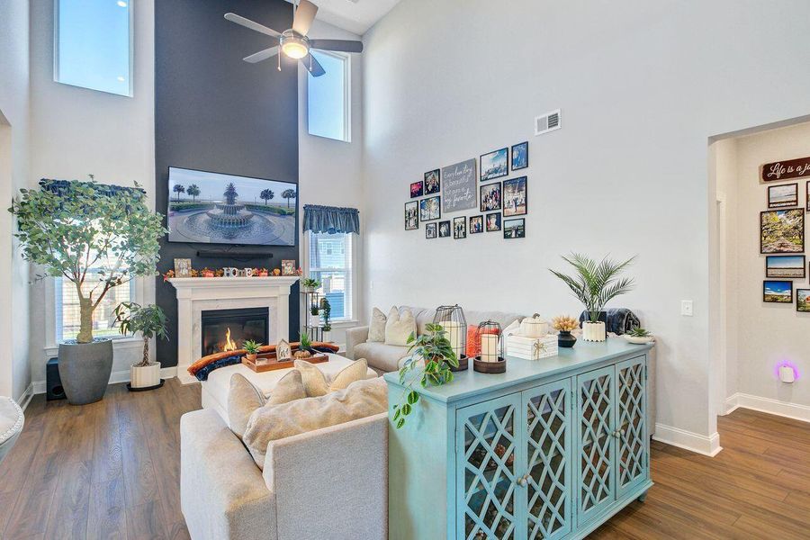 Furnished interior view inside a new home in Oakley Pointe, Moncks Corner (Image 6).