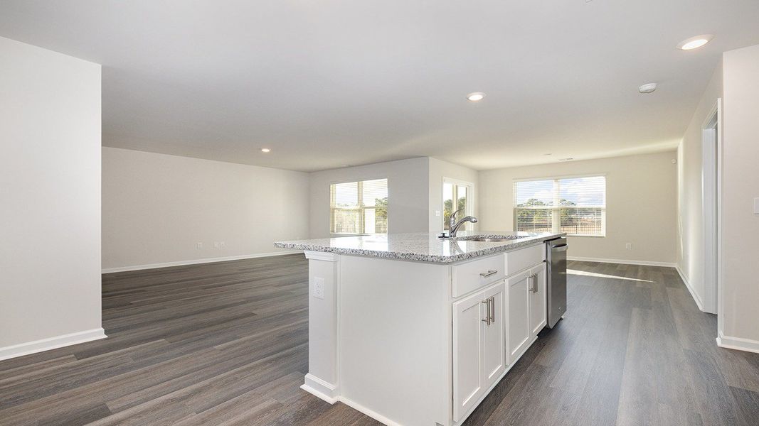 Representative unfurnished interior of a home built from the ARIA by D.R. Horton in Ridgefield, Conway (Image 25).