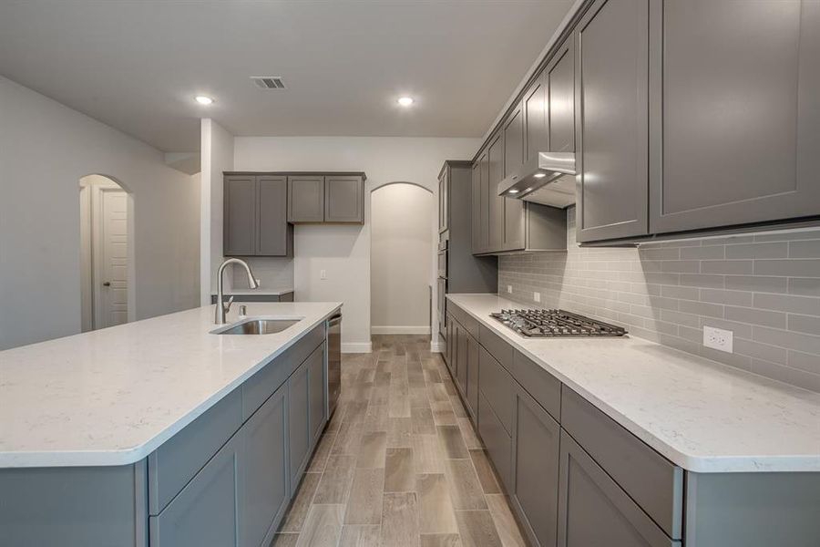 Beazer Homes Treeline Meridian Floorplan. This is not a photo of the actual home, but is a photo of the Meridian floorplan.