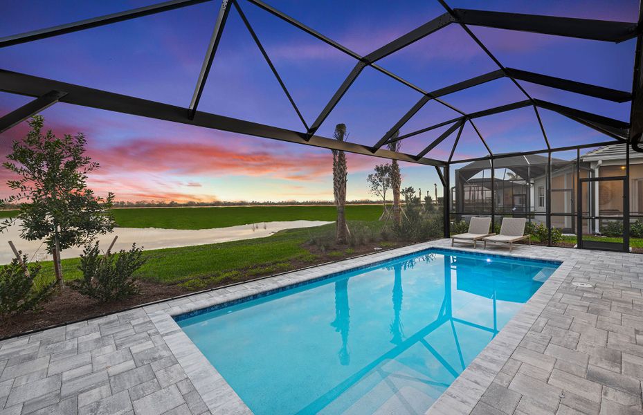 Representative exterior details of a home built from the Mystique Grande by Del Webb in Del Webb Naples, Ave Maria (Image 30).