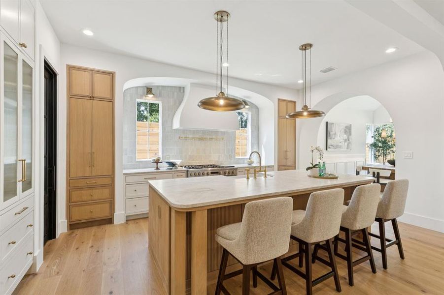 Furnished interior view inside a new home in , Dallas (Image 13).
