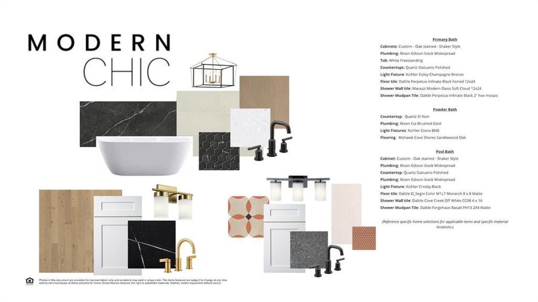 Modern Chic Color selections  #2