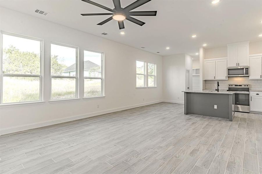 Furnished interior view inside a new home in , Granbury (Image 6). Furnished interior view inside a new home in , Granbury (Image 6).