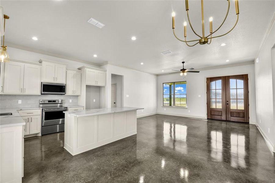 Furnished interior view inside a new home in , Cresson (Image 7).
