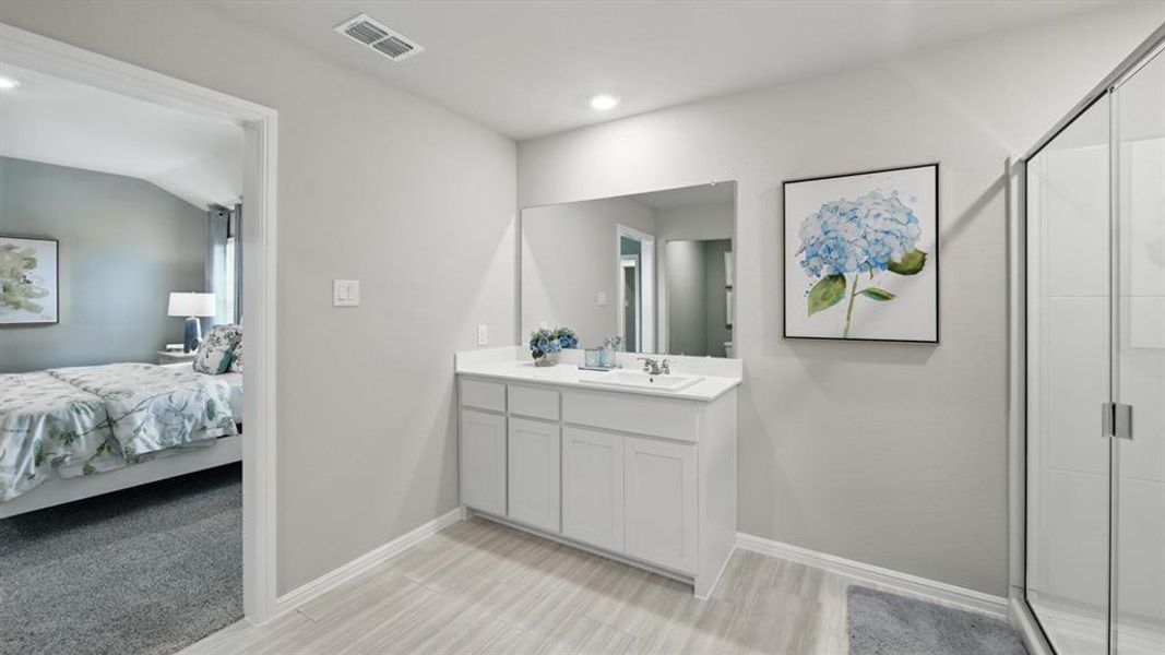 Furnished interior view inside a new home in The Hills at Reunion, Newark (Image 24).