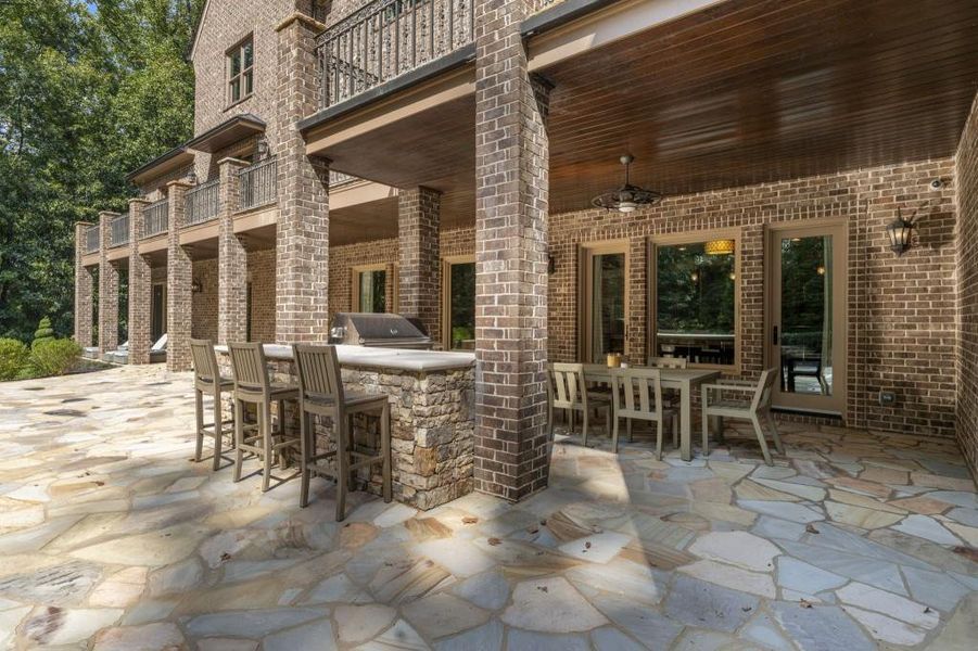 Exterior details and patio area of a home in , Johns Creek (Image 3).