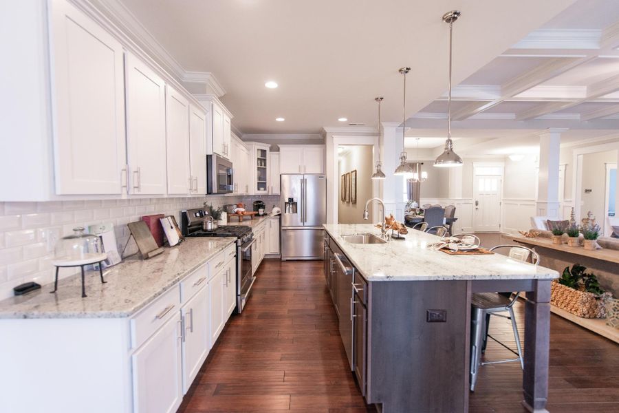 Representative furnished interior of a home built from the McKinley by Bill Clark Homes in The Sanctuary at Sunset Beach, Sunset Beach (Image 112). Representative furnished interior of a home built from the McKinley by Bill Clark Homes in The Sanctuary at Sunset Beach, Sunset Beach (Image 112).