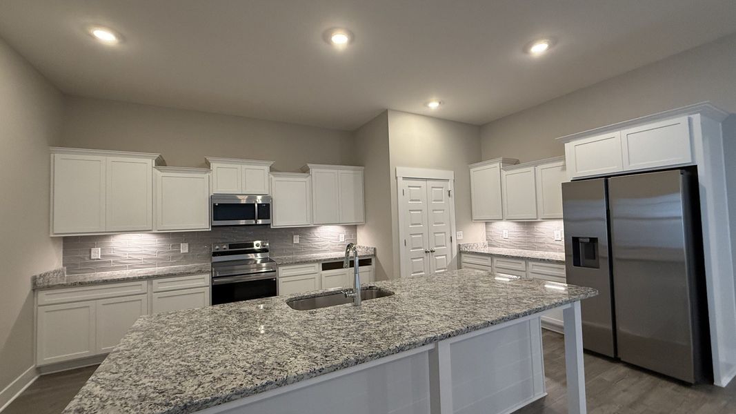 Furnished interior view inside a new home in Veterans Cove, Murfreesboro (Image 9).