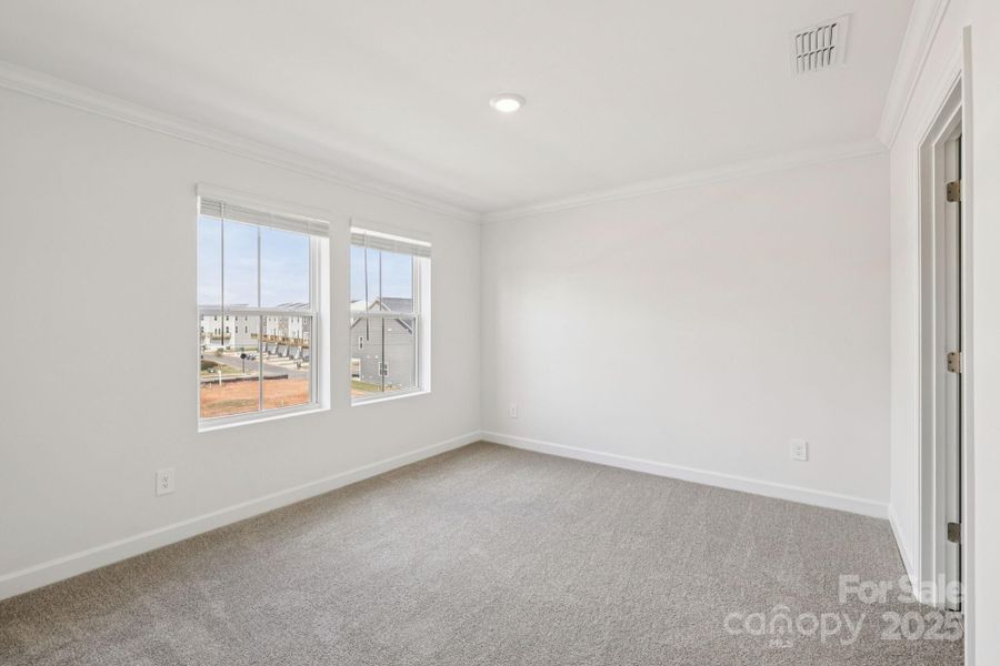 Spacious, unfurnished interior of a new home in Meadows at Wilson Farms - The Heights Series, Fort Mill (Image 27). Spacious, unfurnished interior of a new home in Meadows at Wilson Farms - The Heights Series, Fort Mill (Image 27).