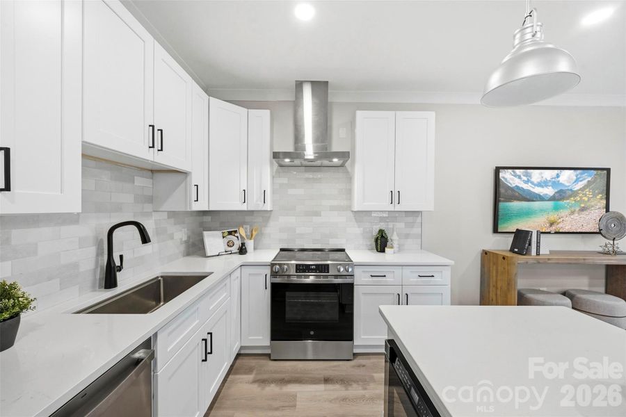 Furnished interior view inside a new home in , Charlotte (Image 6). Furnished interior view inside a new home in , Charlotte (Image 6).