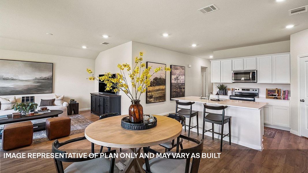Furnished interior view inside a new home in Thunder Rock, Marble Falls (Image 11).