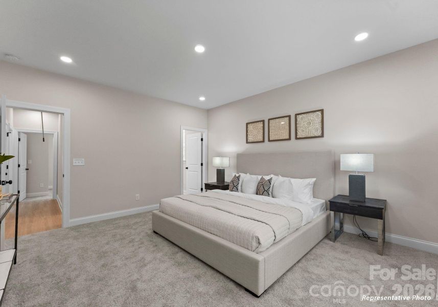 Furnished interior view inside a new home in , Charlotte (Image 17).