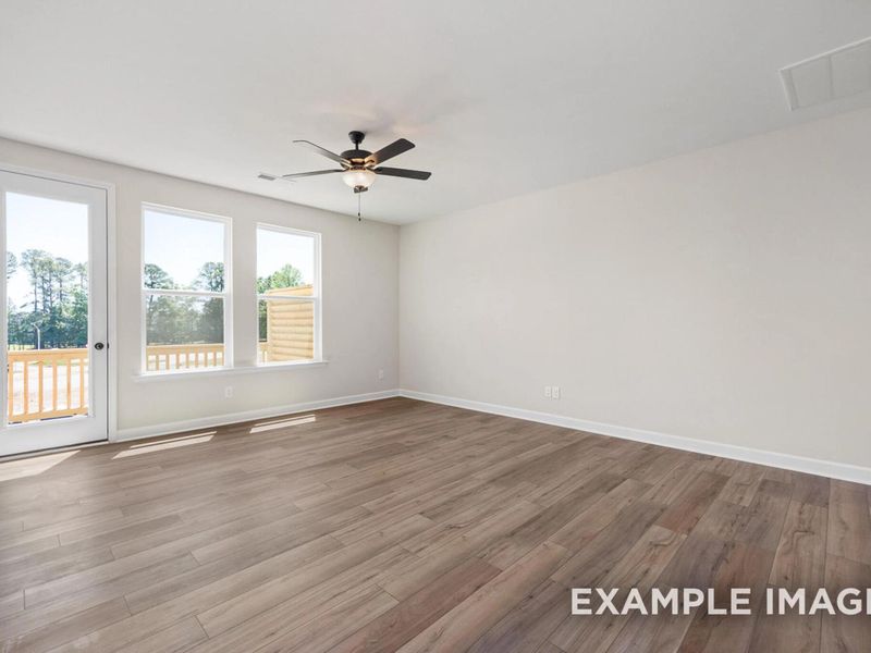 Spacious, unfurnished interior of a new home in Camden Park, Knightdale (Image 22).