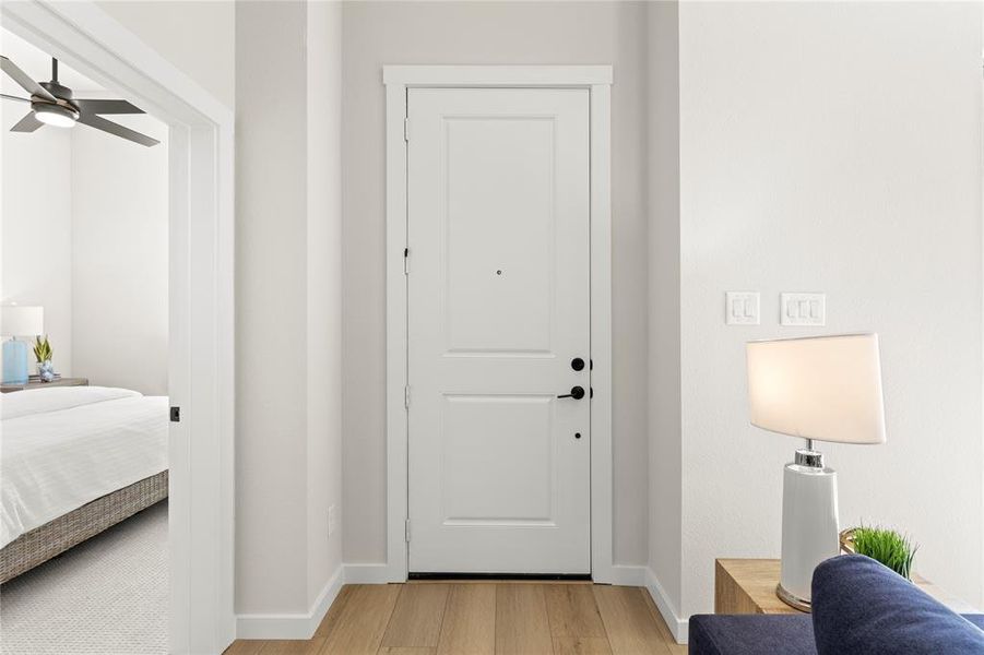 Furnished interior view inside a new home in Cottonwood Creek, Wylie (Image 25).