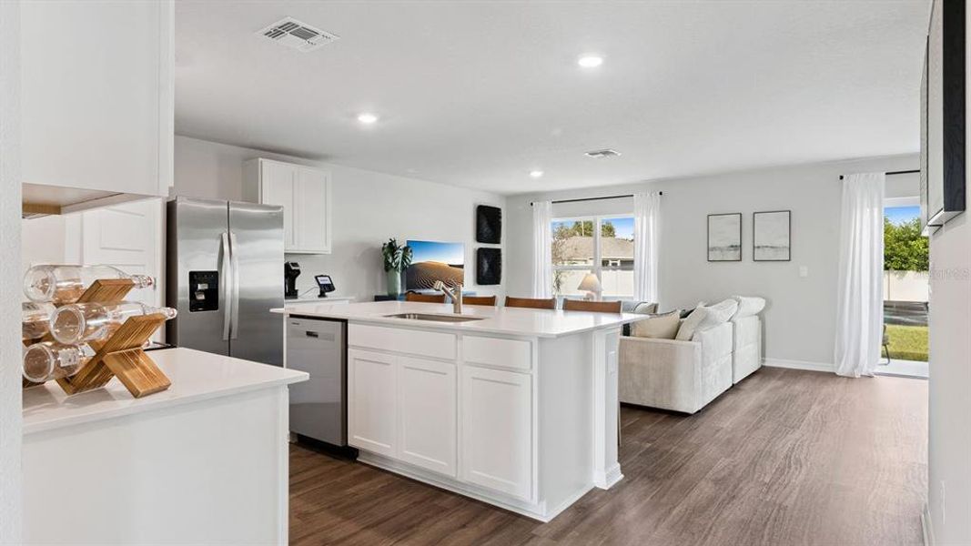 Furnished interior view inside a new home in Bradbury Creek, Haines City (Image 6).