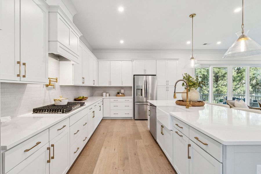 Furnished interior view inside a new home in , Johns Island (Image 10).