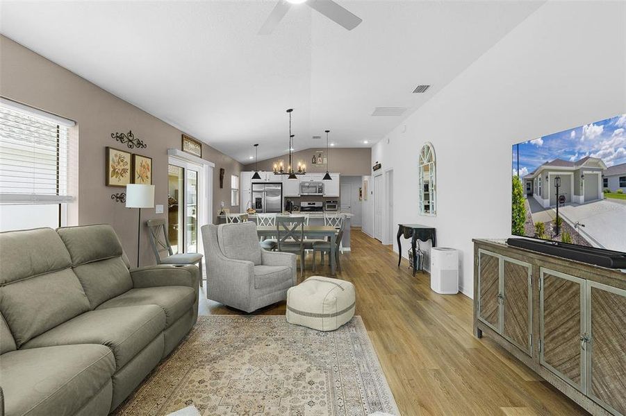Furnished interior view inside a new home in , The Villages (Image 31).