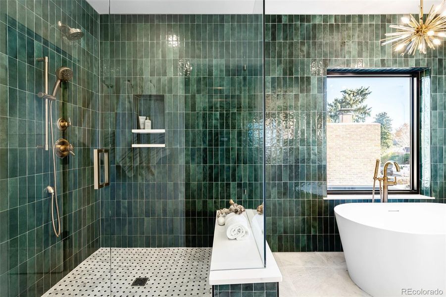 Furnished interior view inside a new home in , Denver (Image 36).