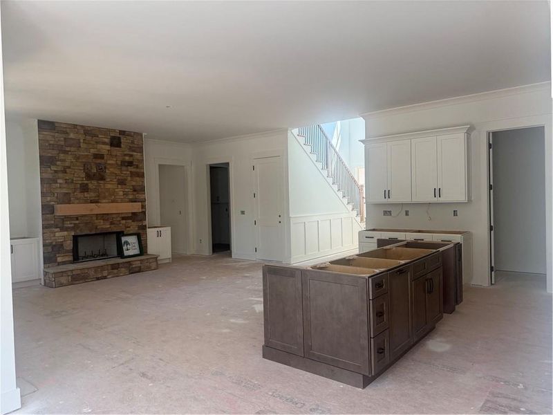In-progress construction of a new home in , Waleska, GA (Image 19).