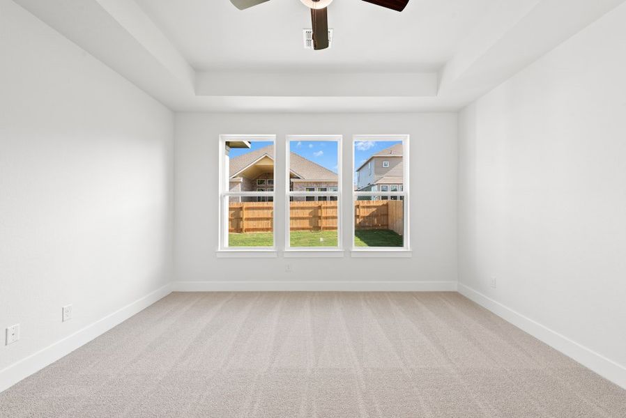 Spacious, unfurnished interior of a new home in Blackhawk, Pflugerville (Image 30).