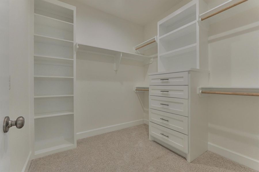 The owner's retreat boasts dual walk-in closets! The owner's retreat boasts dual walk-in closets!