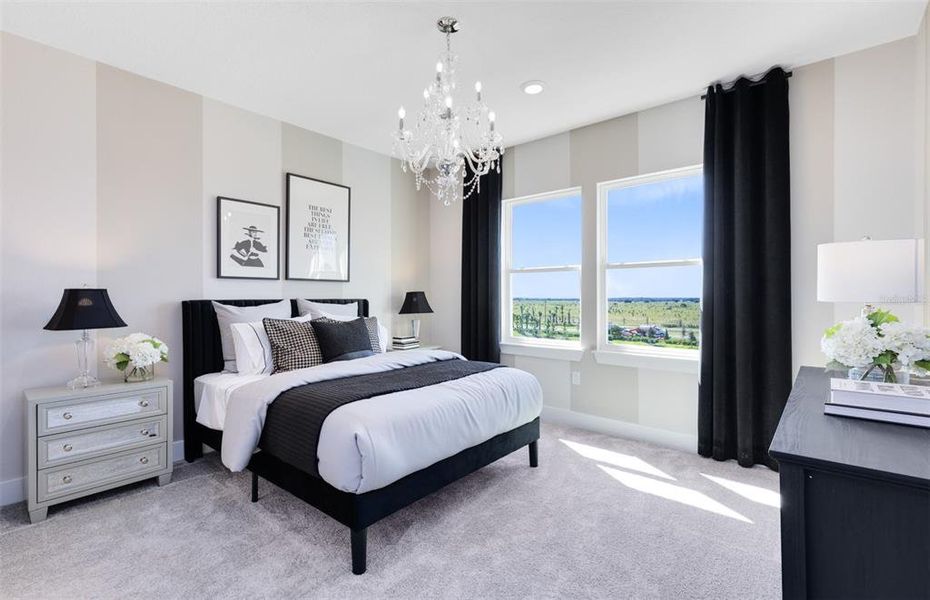 Furnished interior view inside a new home in Parkside Trails, Clermont (Image 23). Furnished interior view inside a new home in Parkside Trails, Clermont (Image 23).