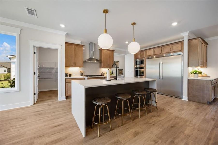 Furnished interior view inside a new home in Rosewood Lake Estates, Hoschton (Image 20).