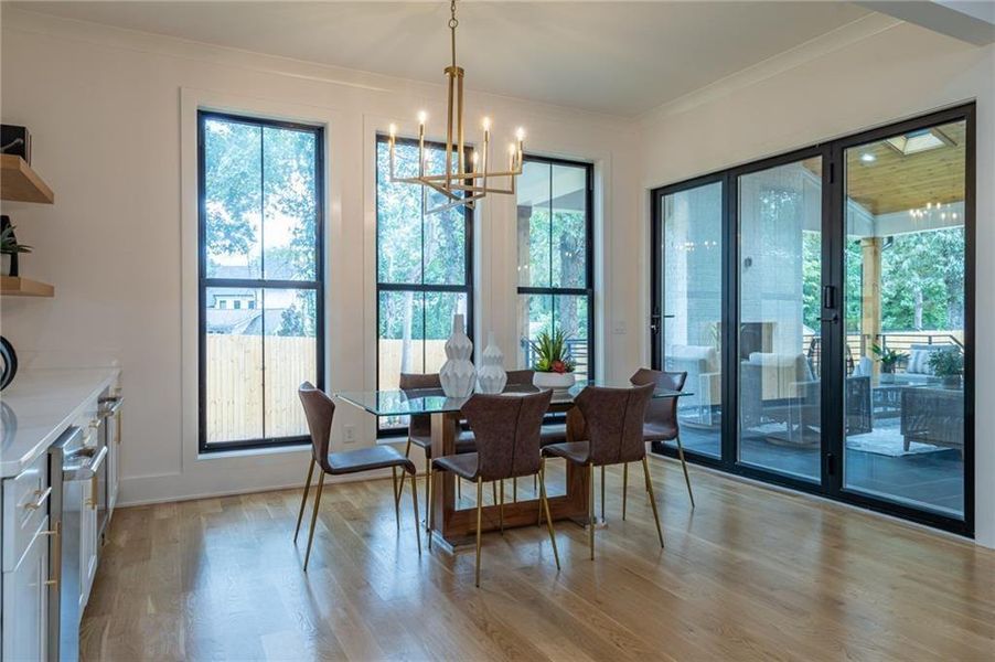 Furnished interior view inside a new home in , Brookhaven (Image 32).