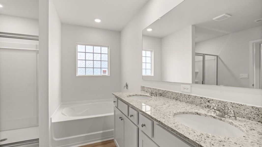 Furnished interior view inside a new home in Sheffield Highlands, Dallas (Image 8).