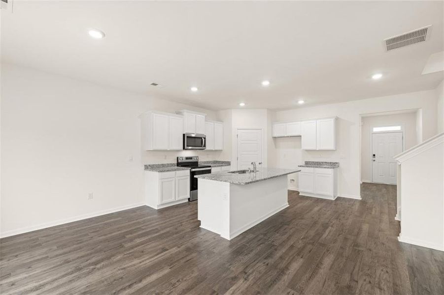 Furnished interior view inside a new home in Champion's Run, Lithonia (Image 7).