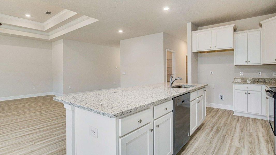 Furnished interior view inside a new home in Greystone, Crawfordville (Image 3). Furnished interior view inside a new home in Greystone, Crawfordville (Image 3).