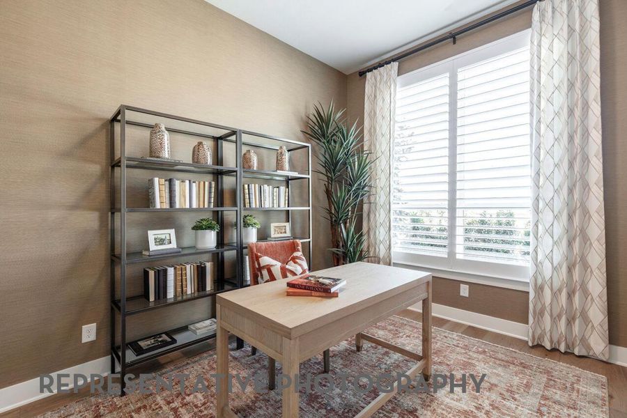 Furnished interior view inside a new home in Flora, Hutto (Image 19).