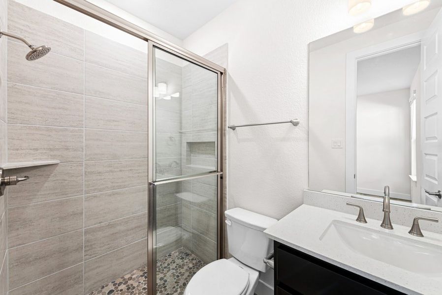 Furnished interior view inside a new home in Santa Rita Ranch, Liberty Hill (Image 13).