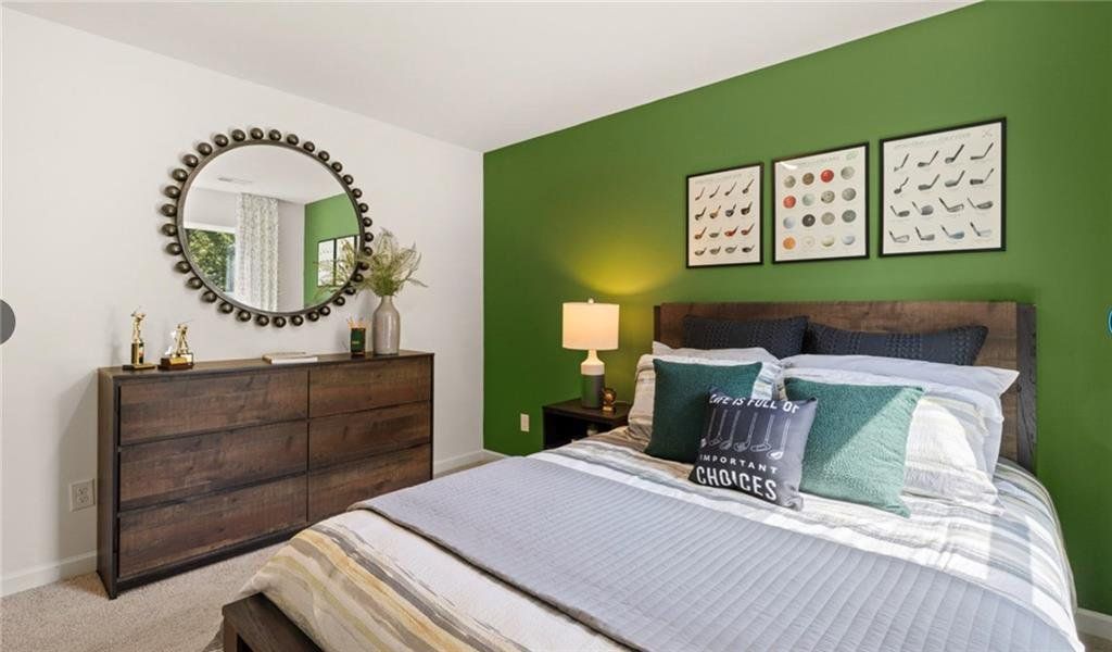 Furnished interior view inside a new home in Twin Lakes, Hoschton (Image 31).