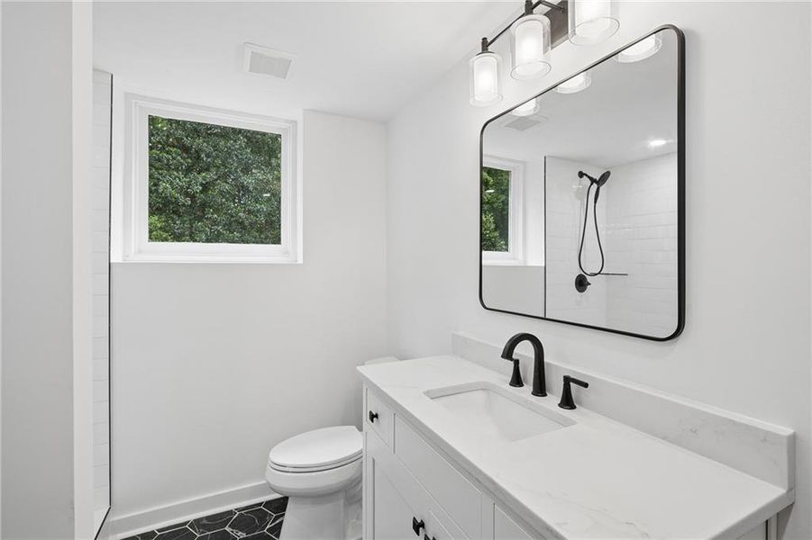 Furnished interior view inside a new home in , Atlanta (Image 50).