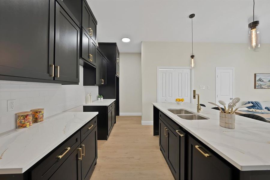 Furnished interior view inside a new home in , Fort Worth (Image 13). Furnished interior view inside a new home in , Fort Worth (Image 13).