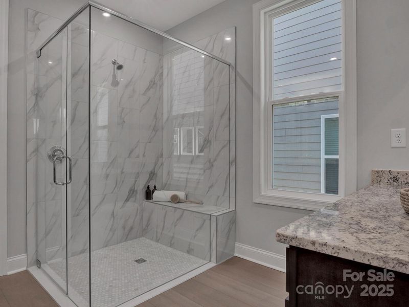 Walk-in Frameless Glass Shower